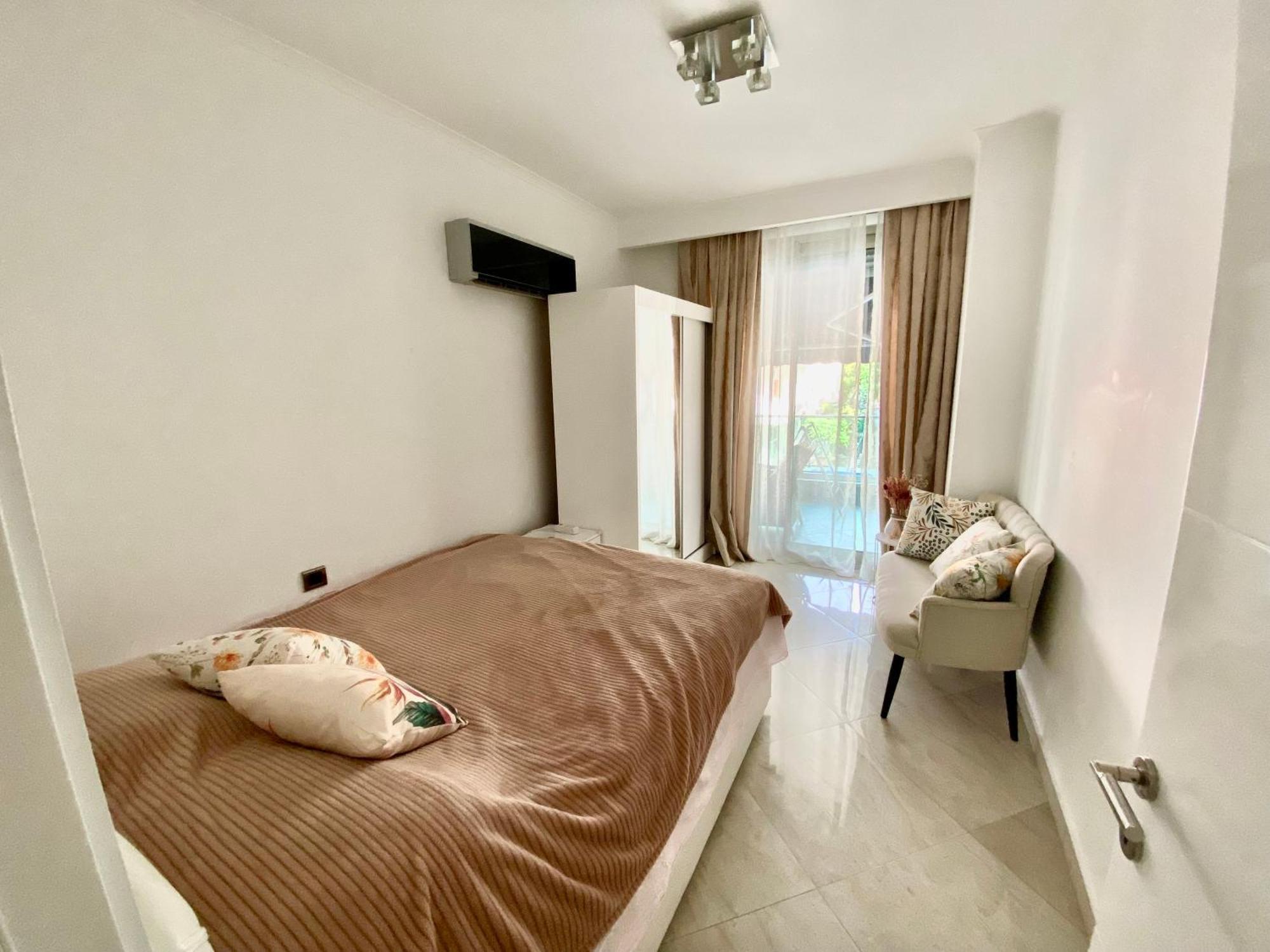 Luxury Flat 2 Mins From Beach Alanya Eksteriør bilde